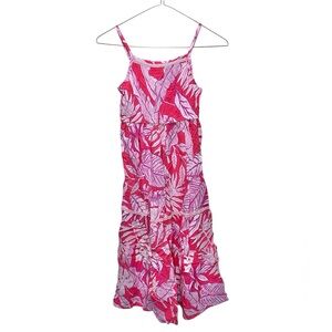 Cat & Jack Girls Tropical Pink & White Floral Sundress